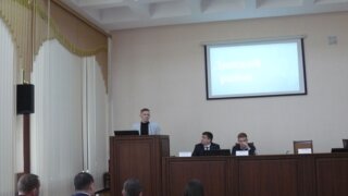 Депутат ЗСК Сергей Хандожко участвовал в отчётном собрании Совета молодых депутатов Динского района