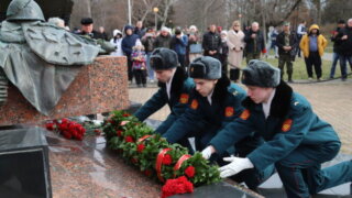 В Краснодаре почтили память погибших в Афганистане