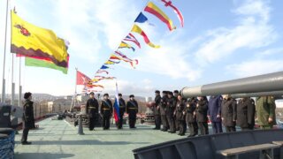 В Новороссийске 23 февраля с борта крейсера «Михаил Кутузов» прозвучит артиллерийский выстрел.