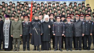 Парадный расчет Кубанского казачьего войска отправляется в Москву для участия в Параде Победы