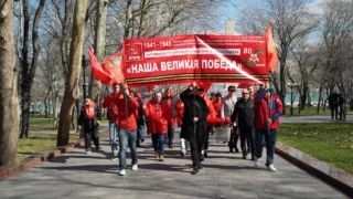 На Кубани прошел региональный этап антифашистского патриотического марша «Наша Великая Победа»