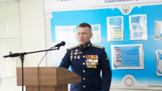 Ветеран СВО Алексей Куватов встретился со студентами Северо-Кавказского филиала РГУП