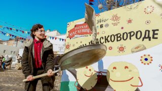 В Краснодаре с размахом провожают Масленицу