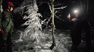 Спасатели ночью нашли потерявшуюся в окрестностях Геленджика девушку