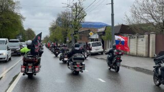 В Краснодаре отметили 80-летие Победы и День космонавтики масштабным мотопробегом