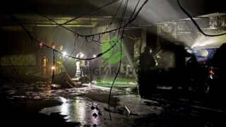 В Краснодаре на парковке сгорели 17 автомобилей