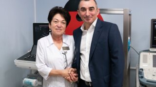 Благотворительный фонд семьи Юнановых подарил Детской краевой клинической больнице ультразвуковой аппарат экспертного класса