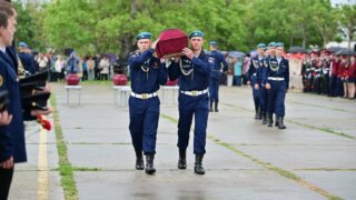 В Новороссийске в рамках акции «Память вечна» состоялась церемония перезахоронения останков солдат Советской армии