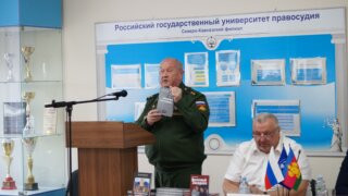 Генерал-лейтенант Пуликовский встретился со студентами Северо – Кавказского филиала РГУП