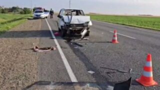 На Кубани пенсионер погиб в ДТП с микроавтобусом