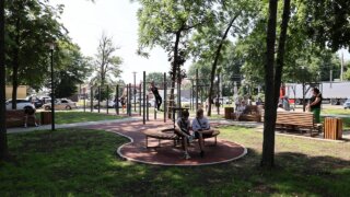 В центре Краснодара появилось еще одно благоустроенное пространство для отдыха