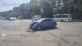 В Краснодаре полицейский устроил ДТП с пострадавшими