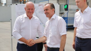 Кондратьев высоко оценил модернизацию зернового терминала в Новороссийске