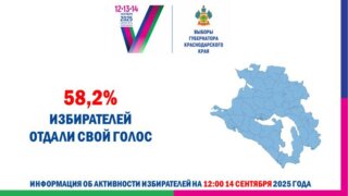 Избирком: Общая активность избирателей по Краснодарскому краю – 58,2%