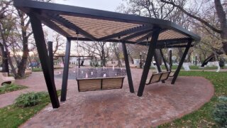 В геленджикском селе Кабардинка по нацпроекту благоустроили сквер