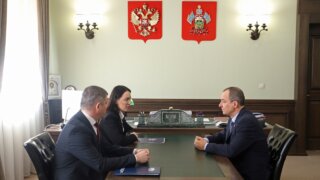 Глава кубанского парламента провел встречу с главой департамента по бизнесу