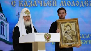 Патриарх Кирилл освятил храм в новом кадетском корпусе в станице Динской